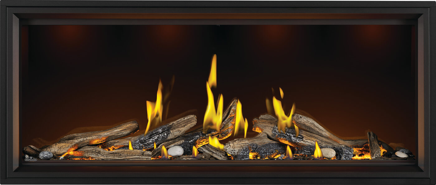 Tall Linear Vector w/ Luminous Logs