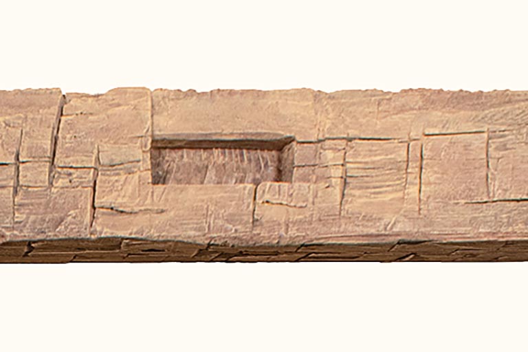 Hewn Mortise Beam