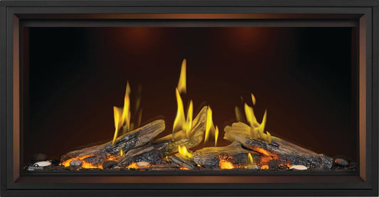 Tall Linear Vector w/ Luminous Logs