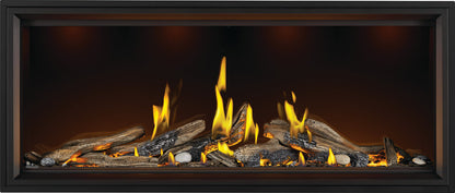 Tall Linear Vector w/ Luminous Logs