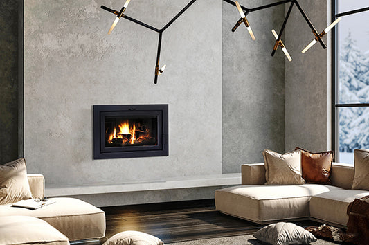 Supreme Astra Series high-efficiency wood fireplace
