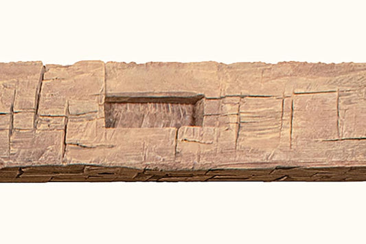 Hewn Mortise Beam