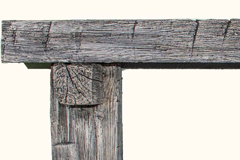Weathered Shelf & Posts